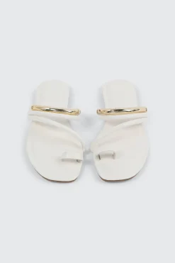 Square Toe Strappy Flat Sandals