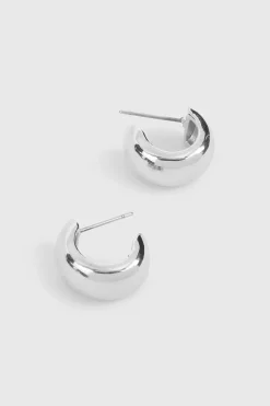 Stainless Steel Thick Mini Hoop Earrings