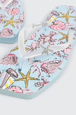 Starfish Charm Flip Flops