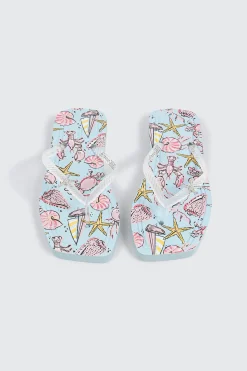 Starfish Charm Flip Flops