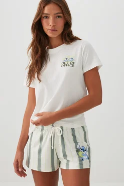 Stitch Print PJ Shorts