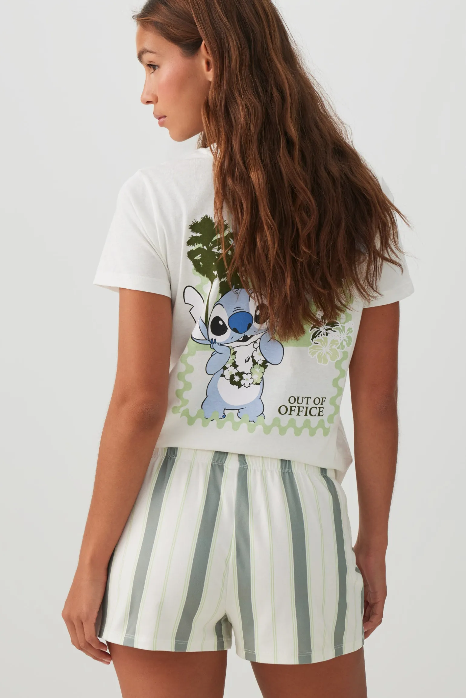 Stitch Print PJ Shorts