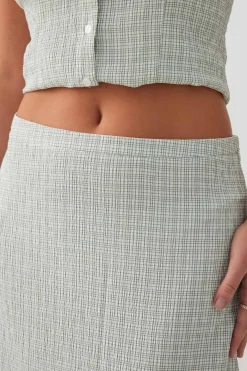 Straight Fit Maxi Skirt