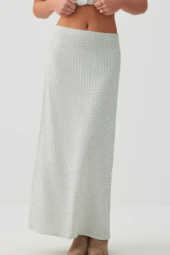 Straight Fit Maxi Skirt