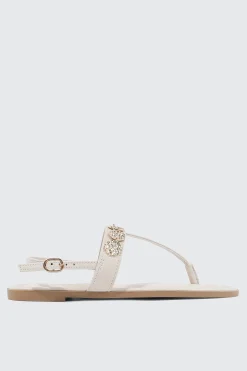 Strappy Sandals with Coin Charms
