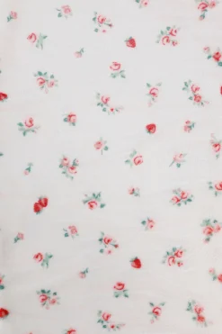 Strawberry Floral Throw Blanket