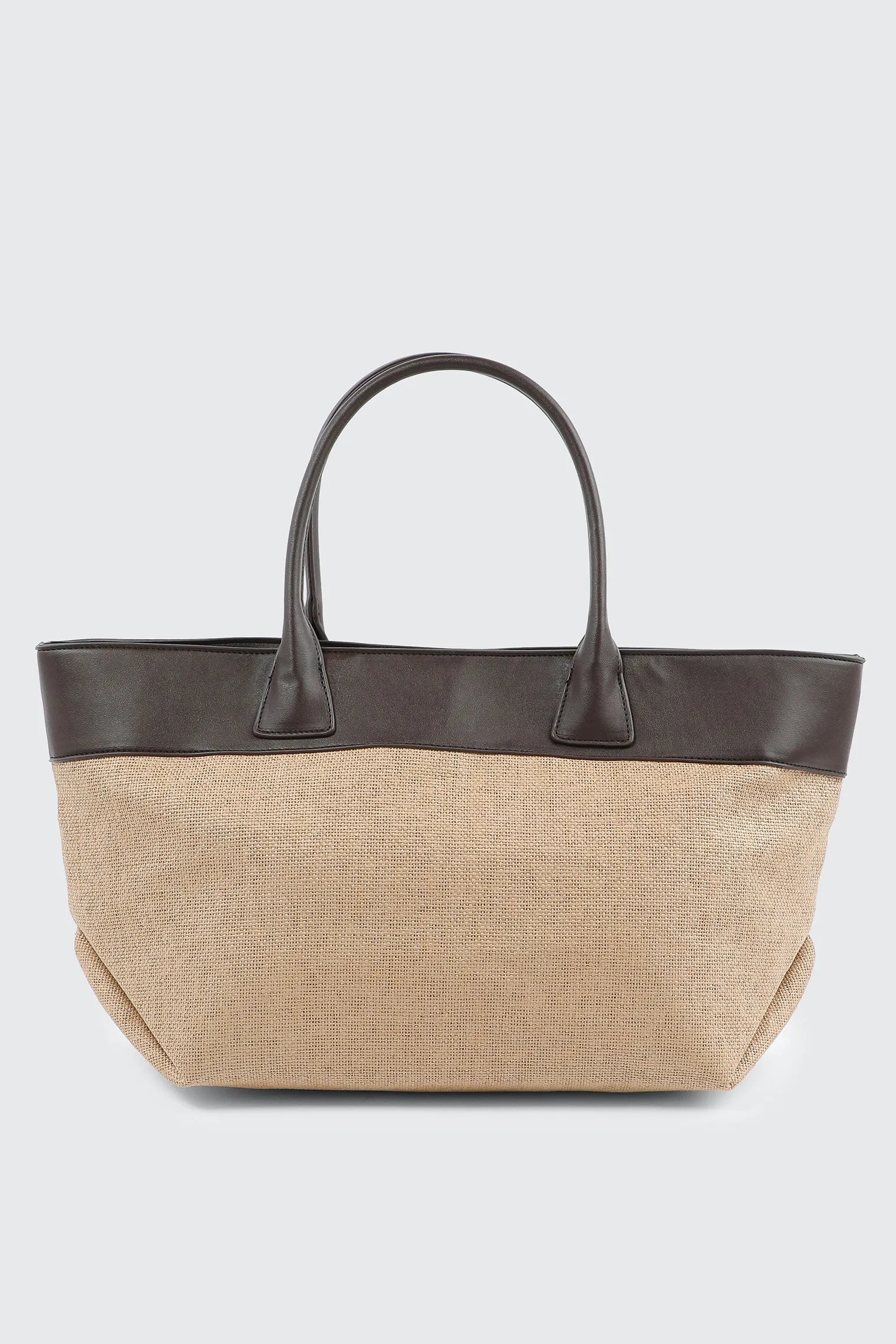 Straw Effect Tote Bag