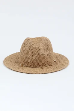 Straw Hat with Charms