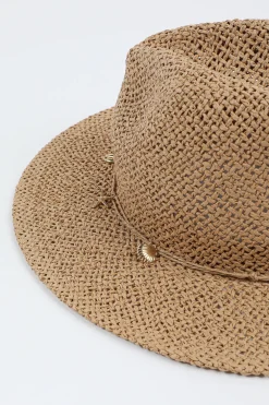 Straw Hat with Charms