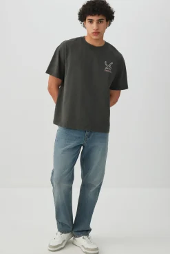 Stretch Straight Leg Jeans