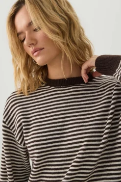 Striped Crew Neck Sweater