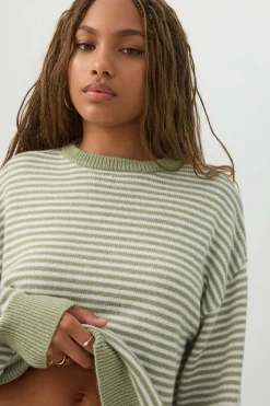 Striped Crew Neck Sweater