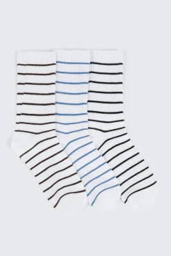 Striped Crew Socks