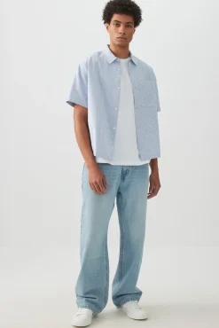 Striped Short Sleeve Shirt