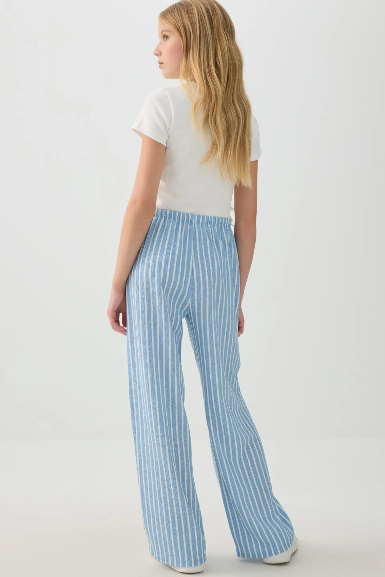 Striped Wide Leg Pants