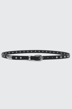 Studded Belt with Metal Tip