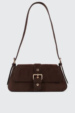 Suede Shoulder Bag