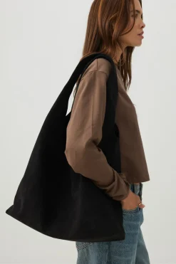 Suede Shoulder Tote