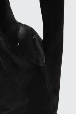 Suede Shoulder Tote