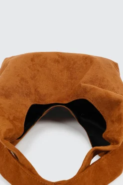 Suede Shoulder Tote