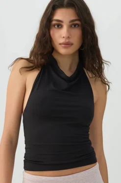 Super Soft Cowl Neck Tank Top