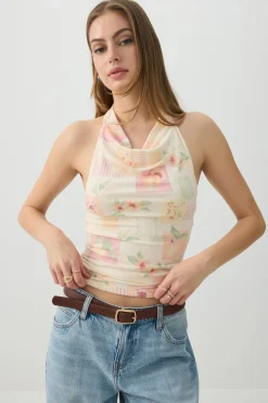 Super Soft Cowl Neck Tank Top