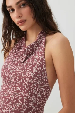 Super Soft Cowl Neck Tank Top