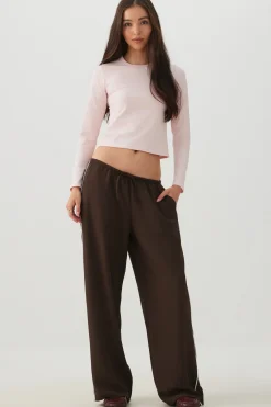 Super Soft Long Sleeve Crop T-Shirt