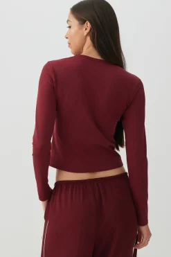 Super Soft Long Sleeve Crop T-Shirt