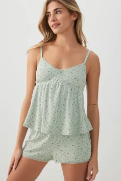 Super Soft Rib Babydoll PJ Set