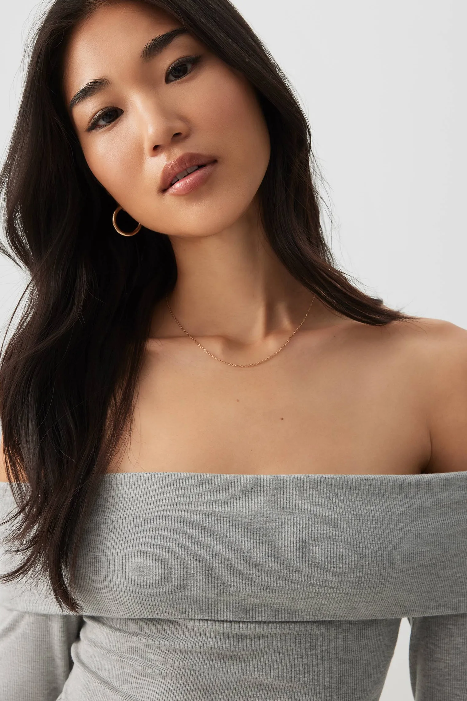 Super Stretch Off Shoulder Top