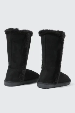 Tall Faux Sheepskin Boots