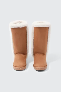 Tall Faux Sheepskin Boots