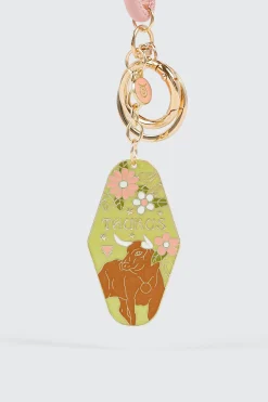 Taurus Zodiac Keychain