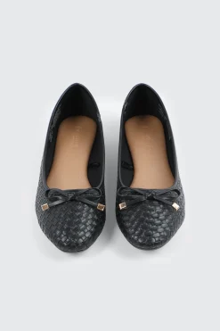 Textured Ballet Flats