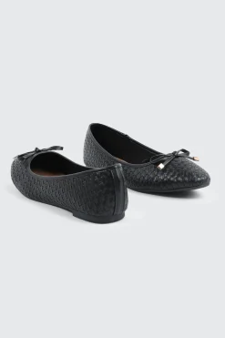 Textured Ballet Flats