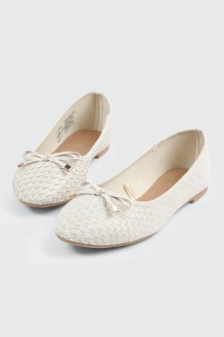 Textured Ballet Flats