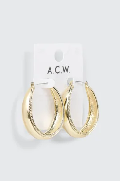 Textured Band Hoops