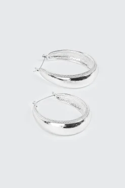 Textured Band Hoops
