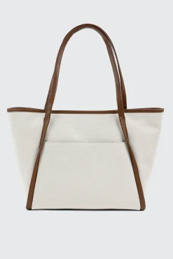 Textured Canvas Tote