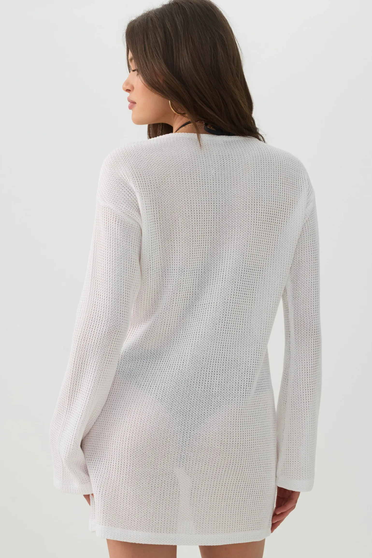 Textured Knit Mini Dress