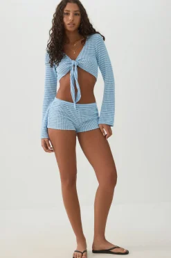 Textured Knit Shorts