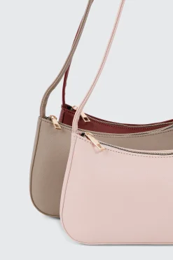 Textured Shoulder Bag