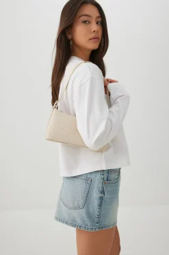 Textured Shoulder Bag
