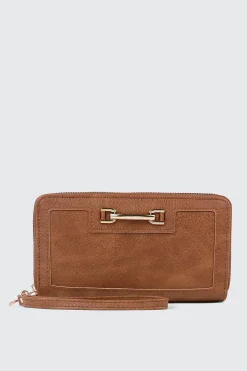 Textured Zip Wallet