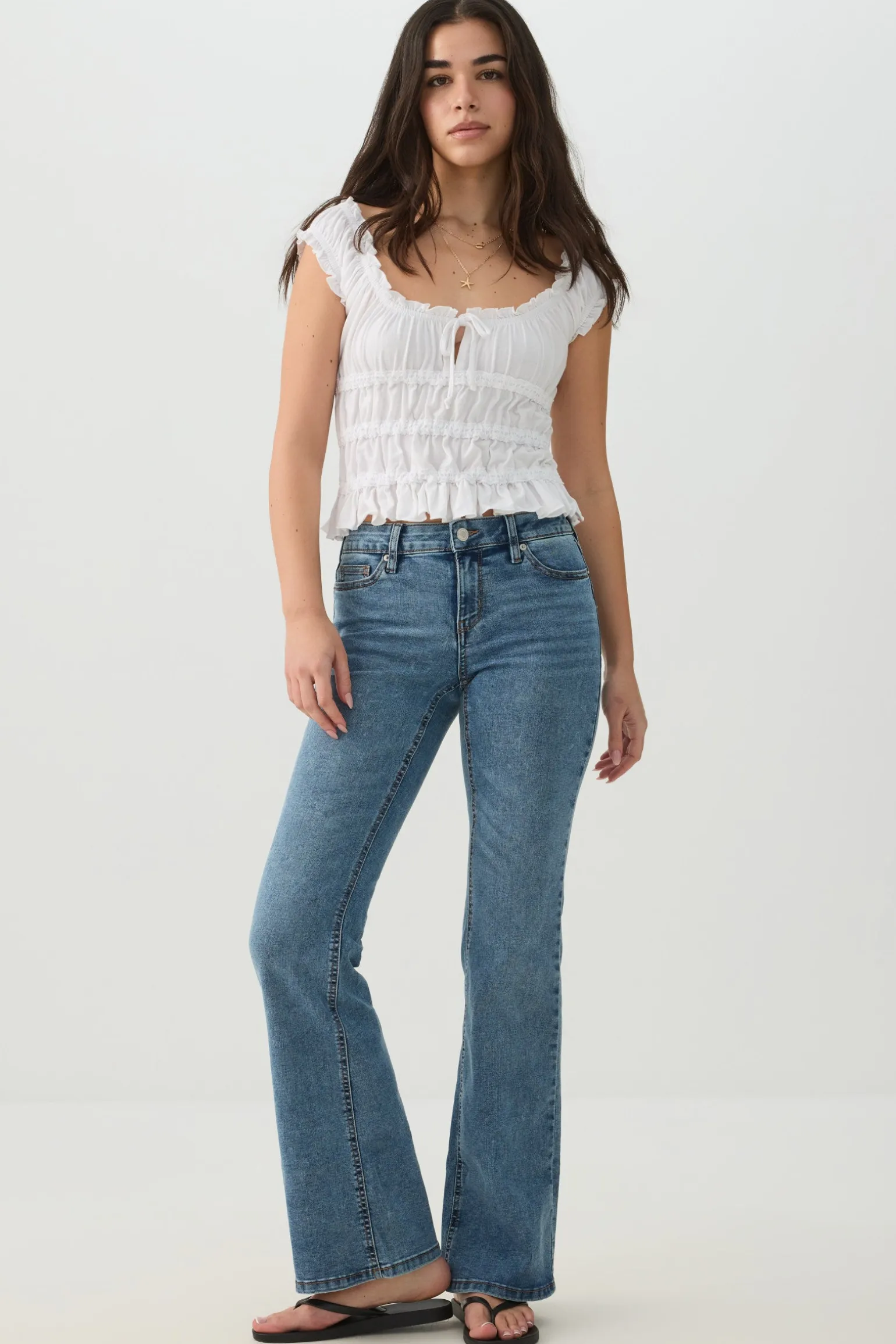 The Idol Fit Low Rise Flare Jean
