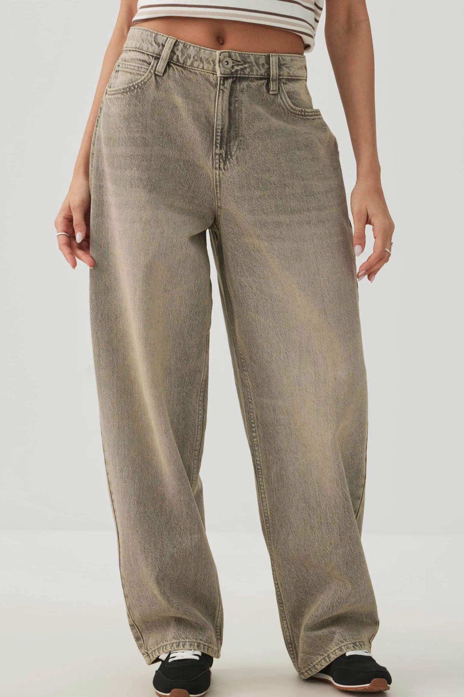 The Muse Fit Mid Rise Baggy Jean
