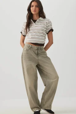 The Muse Fit Mid Rise Baggy Jean