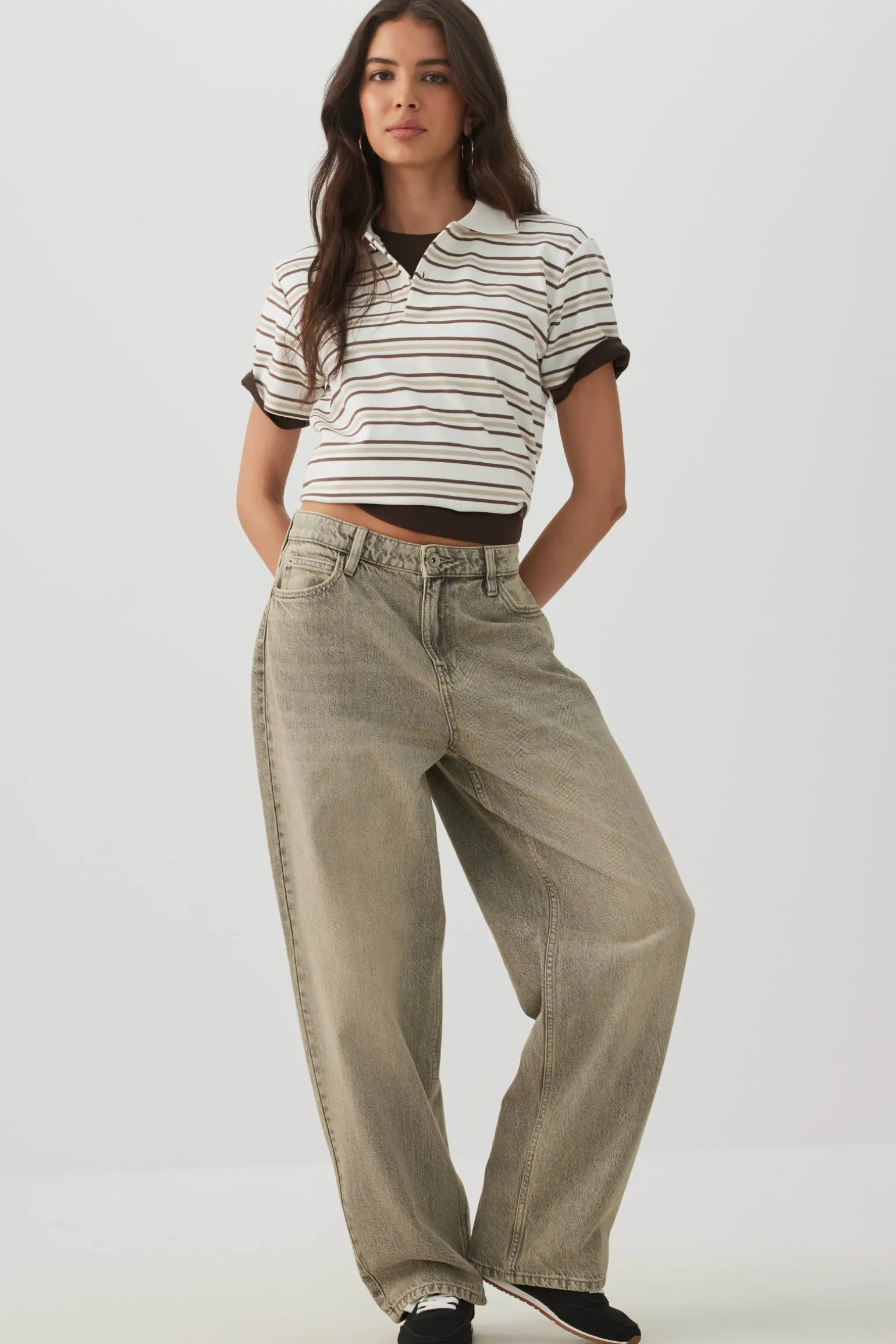The Muse Fit Mid Rise Baggy Jean