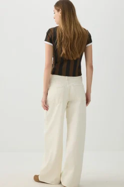 The Off-Duty Low Rise Wide Leg Jean
